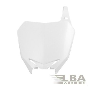 Щиток номера передний R-Tech Suzuki RMZ250 10-17, RMZ450 08-17 (R-TBRMZBN0008) белый  r-tbrmzbn0008