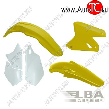 11 799 р. Комплект пластика R-Tech Suzuki DRZ400 00-09 (R-KITDRZ-OEM-411) желтыйбелый  r-kitdrz-oem-411  с доставкой в г. Вологда