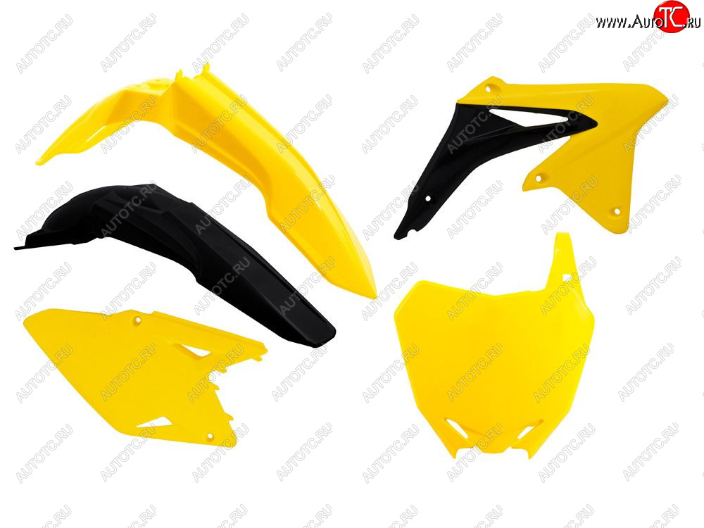 12 749 р. Комплект пластика R-Tech Suzuki RM-Z450 08-17 (R-KITRMZ-OEM-508) Желто-Черный  r-kitrmz-oem-508  с доставкой в г. Вологда