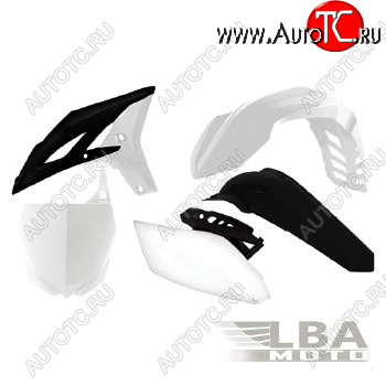 12 749 р. Комплект пластика R-Tech Yamaha YZ250F 10-13 (R-KITYZF-BN1-510) черныйбелый  r-kityzf-bn1-510  с доставкой в г. Вологда