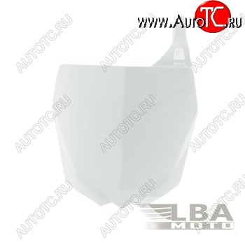 3 199 р. Щиток номера передний R-Tech Yamaha YZ125250 15-17, YZ250F450F 10-17 (R-TBYZFBN0010) белый  r-tbyzfbn0010  с доставкой в г. Вологда