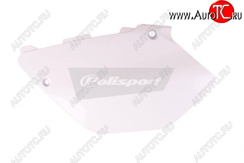 1 679 р. Щиток бокового номера POLISPORT YZ125250 12-14 FOR USA 8416300001 белый  250177-776-1470  с доставкой в г. Вологда