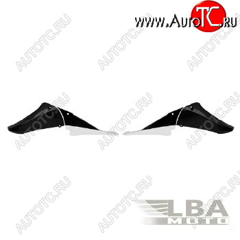 7 059 р. Обтекатели радиатора верхние R-Tech Yamaha YZ450F 10-13 (R-CVYZFNRBNU0) черныебелые  r-cvyzfnrbnu0  с доставкой в г. Вологда