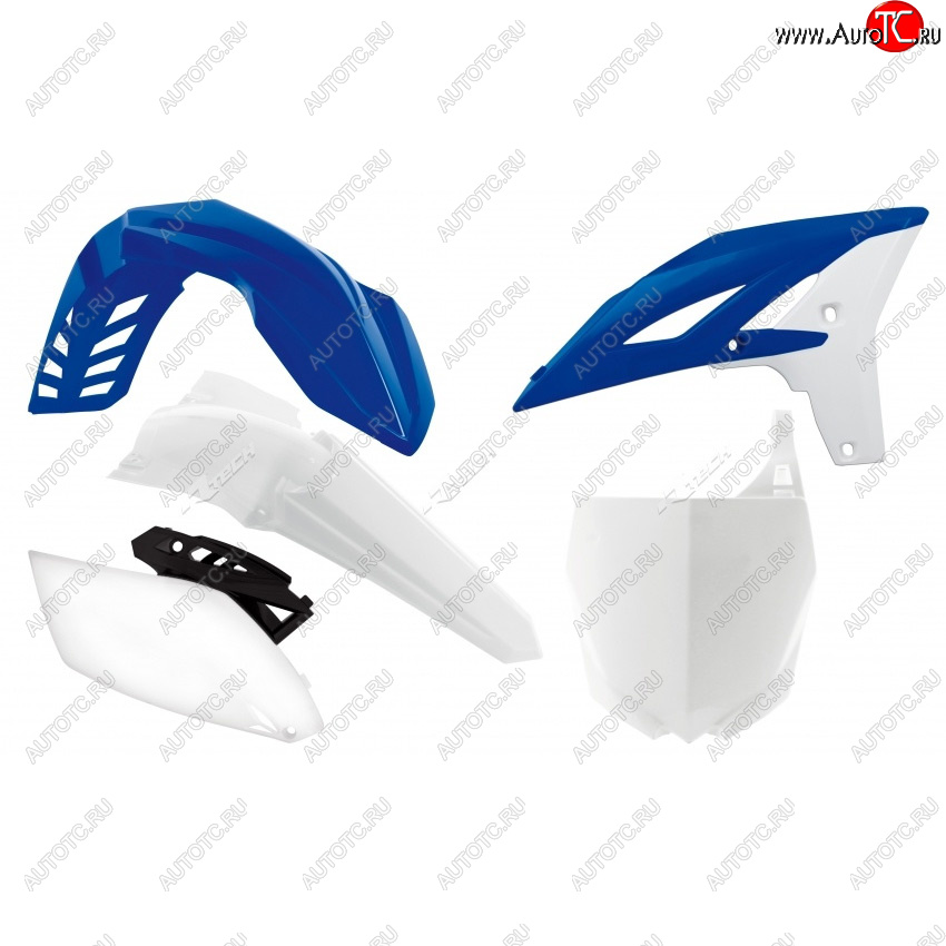 12 749 р. Комплект пластика R-Tech Yamaha YZ250F 10-13 (R-KITYZF-BL0-510) синийбелый  r-kityzf-bl0-510  с доставкой в г. Вологда