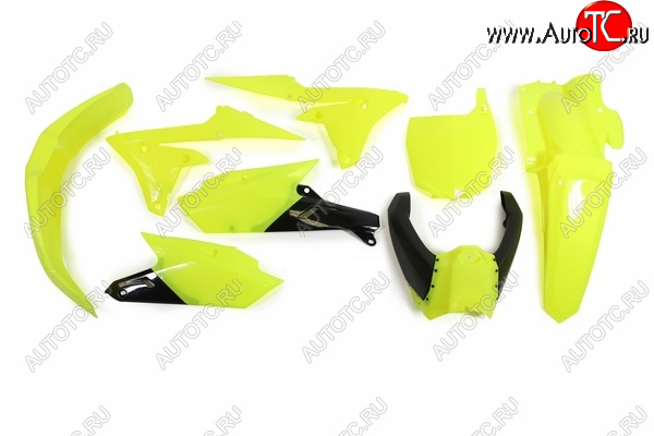 14 999 р. Комплект пластика R-Tech Yamaha YZ250F 14-18, YZ450F 14-17 (R-KITYZF-GF0-614) неоновый желтыйчерный  r-kityzf-gf0-614  с доставкой в г. Вологда