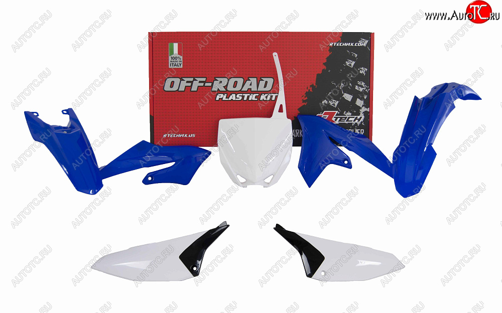 12 749 р. Комплект пластика R-Tech Yamaha YZ65 18-20 (R-KITYZ0-OEM-565) синийбелыйчерный  r-kityz0-oem-565  с доставкой в г. Вологда