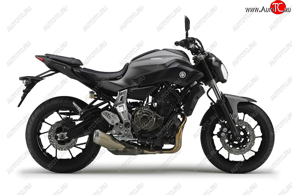 25 899 р. Комплект пластика для мотоцикла Yamaha MT-07 Серо-Черный  пм-00023588  с доставкой в г. Вологда