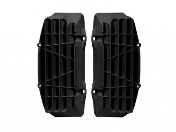 Решетки радиатора усиленные R-Tech KTM SXSX-F 16-18, EXCEXC-FXC-W 17-18 черные  (R-GRKTMNR0017)  r-grktmnr0017