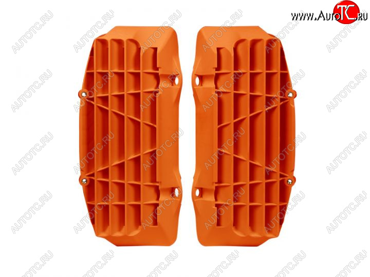 4 559 р. Решетки радиатора усиленные R-Tech KTM SXSX-F 16-18, EXCEXCFXC-W 17-18 оранжевые  (R-GRKTMAR0017)  r-grktmar0017  с доставкой в г. Вологда