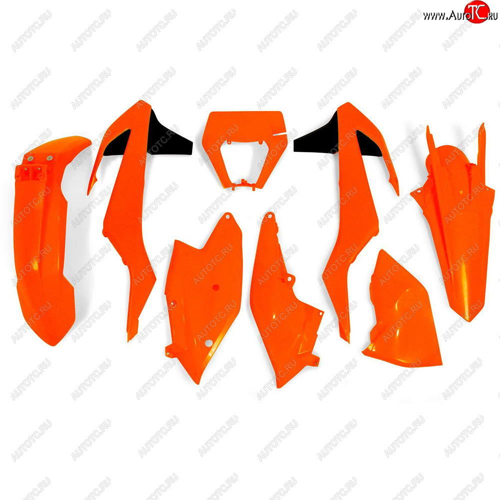 14 999 р. Комплект пластика R-Tech KTM EXCEXC-FXC-W 17-18 (R-KITKTM-AN0-517) неоновый оранжевый  r-kitktm-an0-517  с доставкой в г. Вологда