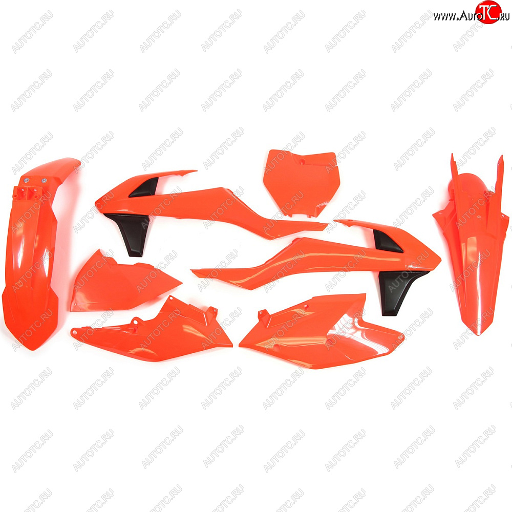 14 999 р. Комплект пластика R-Tech KTM SXSX-F 16-18, XCXC-F 17-18 (R-KITKTM-AN0-516) неоновый оранжевый  r-kitktm-an0-516  с доставкой в г. Вологда