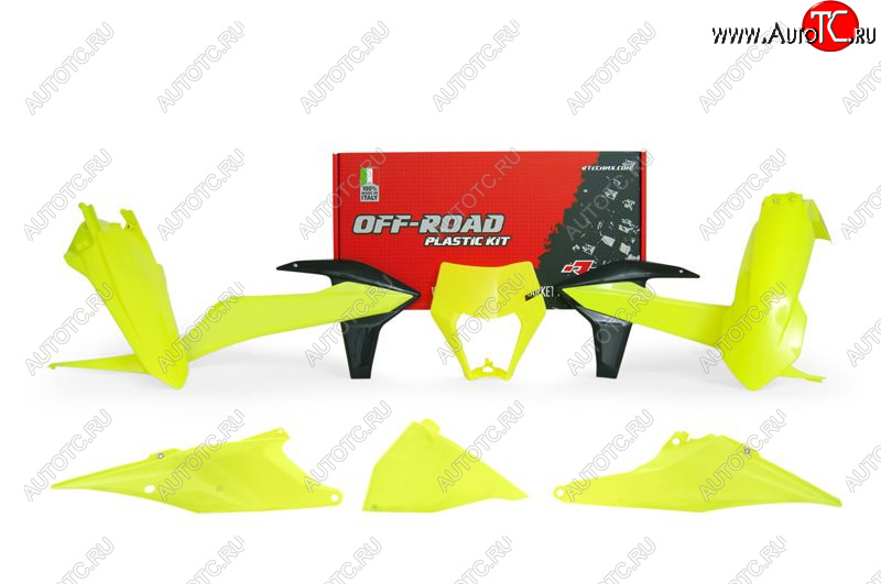 14 999 р. Комплект пластика R-Tech KTM EXC125250EXC-F250350450500 20-21 (R-KITKTM-GF0-520) Желтый неон  r-kitktm-gf0-520  с доставкой в г. Вологда