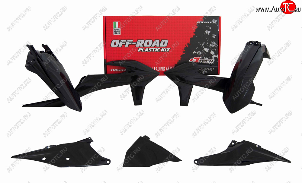 13 999 р. Комплект пластика R-Tech KTM EXCEXCFXC-WXCF-W 125-500 20-22 (R-KITKTM-NR0-420) Черный  r-kitktm-nr0-420  с доставкой в г. Вологда