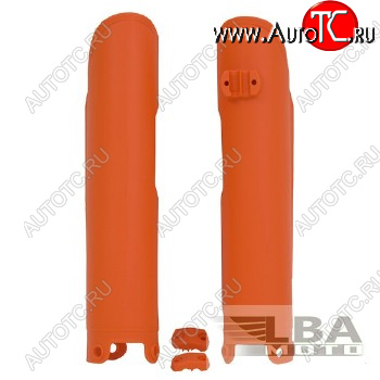 3 899 р. Защита вилки (пара) R-Tech KTM SXSXFEXC 125-525 00-07, DUKE 125-525 03-07 (R-PSKTMAR0000) оранж.  r-psktmar0000  с доставкой в г. Вологда