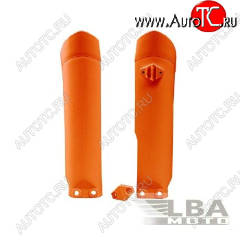 3 579 р. Защита вилки (пара) R-Tech KTM SX85 09-17 (R-PSKTMAR0985) оранжевая  r-psktmar0985  с доставкой в г. Вологда