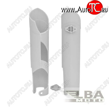 3 899 р. Защита вилки (пара) R-Tech KTM SX125-250 08-14, SXF250-505 08-14 (R-PSKTMBN0008) белая  r-psktmbn0008  с доставкой в г. Вологда