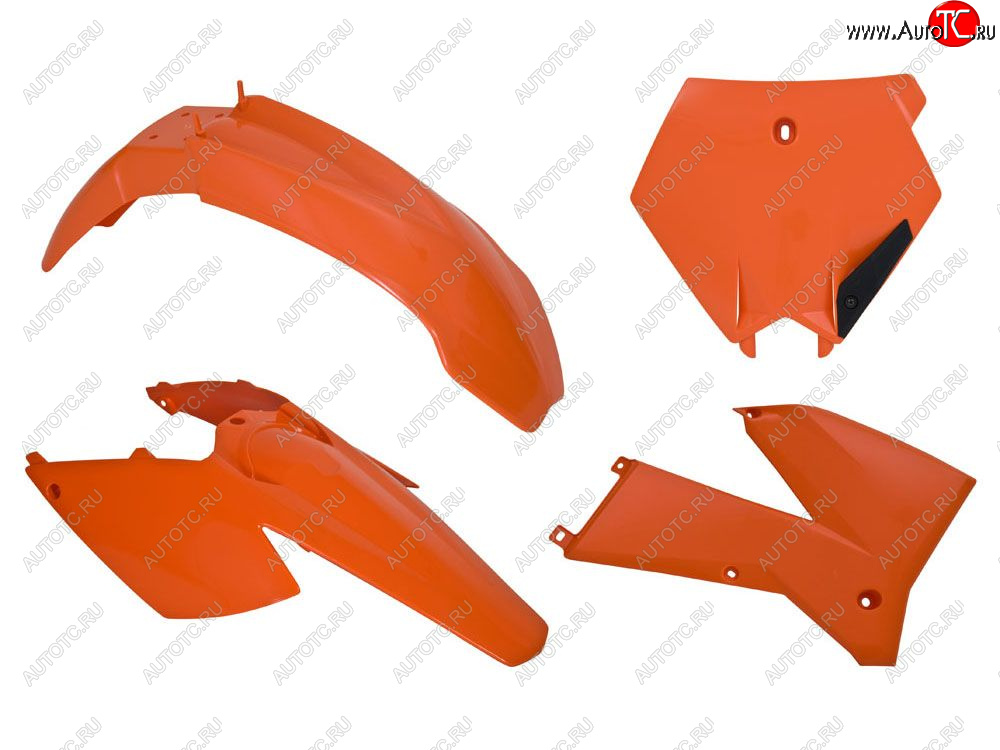 12 749 р. Комплект пластика R-Tech KTM SXSXF 05-06, EXCEXCF 05-07 (R-KITKTM-AR0-504) оранжевый  r-kitktm-ar0-504  с доставкой в г. Вологда