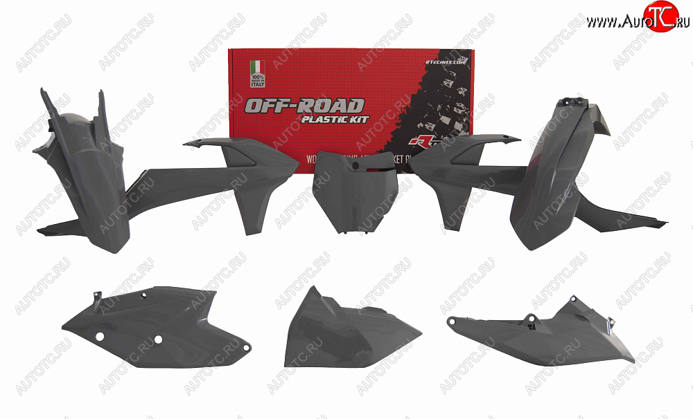 14 999 р. Комплект пластика R-Tech KTM SXSX-F 16-18, XCXC-F 17-18 (R-KITKTM-GR0-516) Quantum Grey серый  r-kitktm-gr0-516  с доставкой в г. Вологда