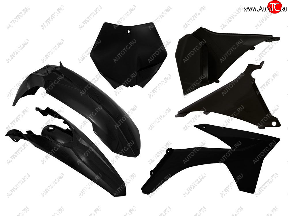 12 749 р. Комплект пластика R-Tech KTM SX125150250 2011 (R-KITKTM-NR0-519) Черный  r-kitktm-nr0-519  с доставкой в г. Вологда