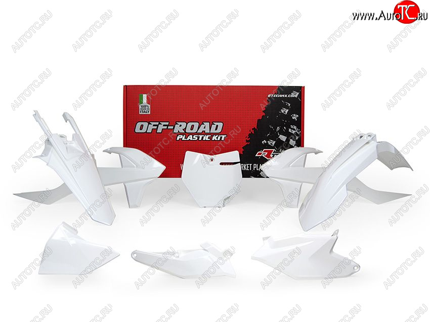 12 749 р. Комплект пластика R-Tech KTM SX85 18-22, MC 85 21-22 (R-KITKTM-BN0-185) Белый  r-kitktm-bn0-185  с доставкой в г. Вологда