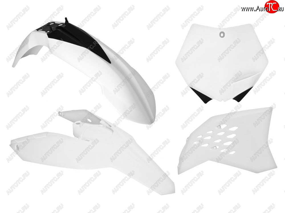 12 749 р. Комплект пластика R-Tech KTM SXSXF 07-10, EXCEXCF 08-11 (R-KITKTM-BN0-505) Белый  r-kitktm-bn0-505  с доставкой в г. Вологда