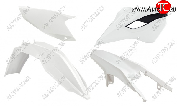 12 749 р. Комплект пластика R-Tech Husqvarna TEFE 2014 (R-KITHSQ-OEM-410) белыйчерный  r-kithsq-oem-410  с доставкой в г. Вологда