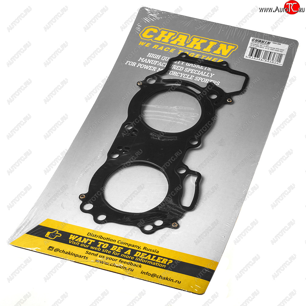 4 299 р. Прокладка ГБЦ CHAKIN Honda VFR1200F 10-16, VFR1200X 16-18 12251-MGE-003 передняя  100h-059  с доставкой в г. Вологда
