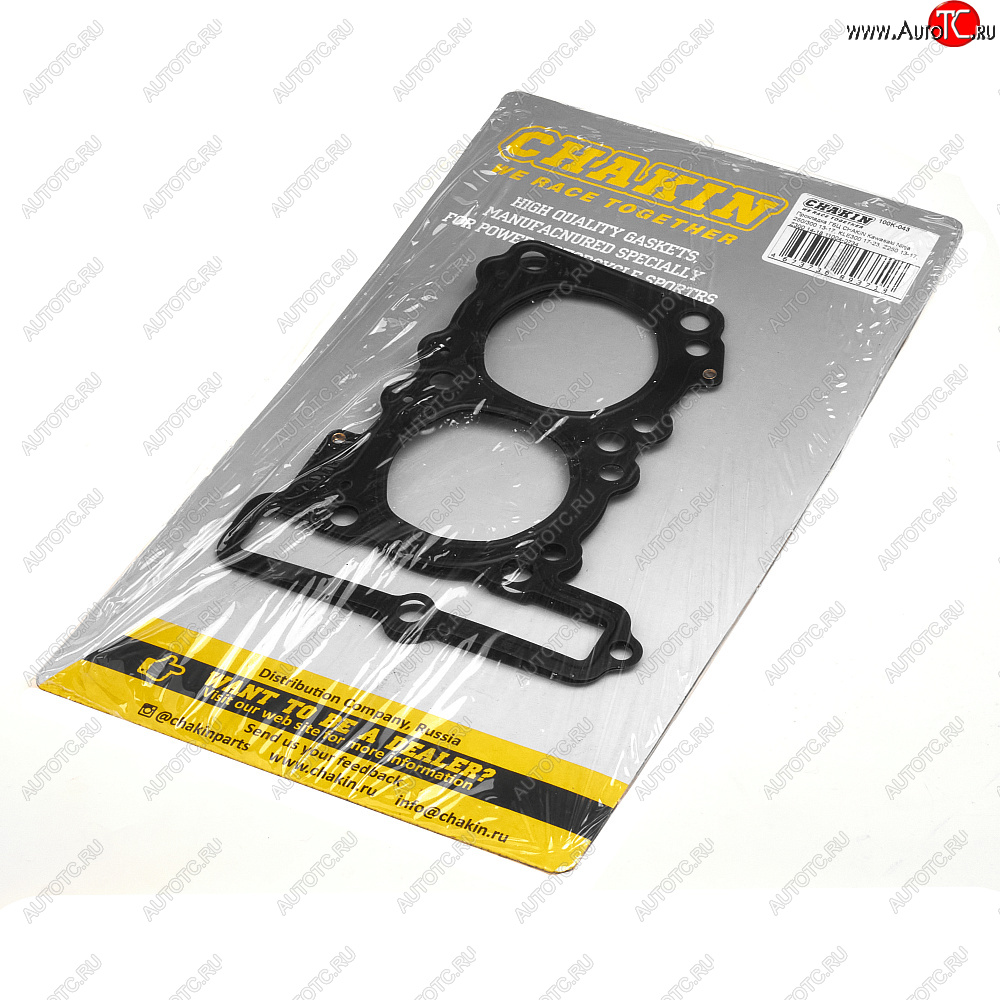 2 799 р. Прокладка ГБЦ CHAKIN Kawasaki Ninja 250300 13-17, KLE300 17-23, Z250 13-17, Z300 14-18 11004-0734  100k-043  с доставкой в г. Вологда