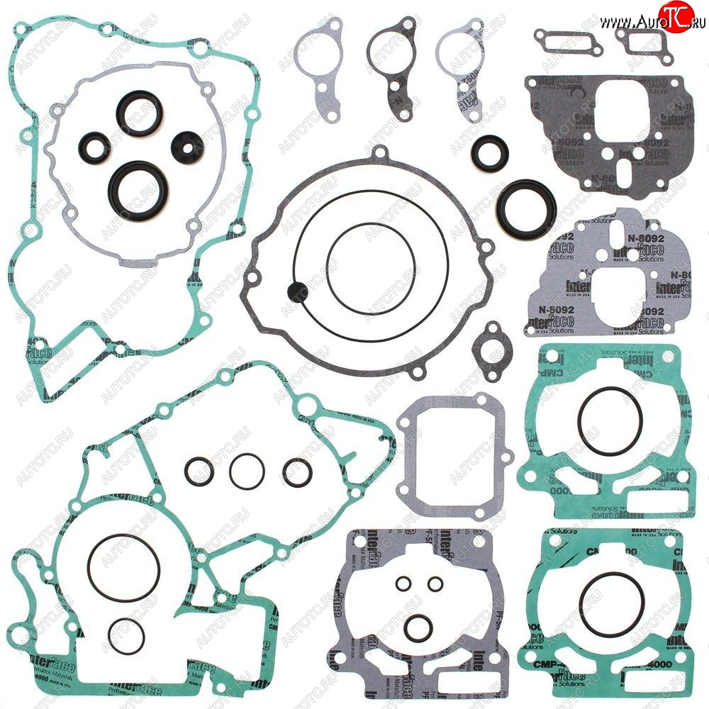 9 349 р. Комплект прокладок и сальников  WINDEROSA KTM 125EXC 05-06 125SX 02-15  125TC 14-15 (811309)  811309  с доставкой в г. Вологда