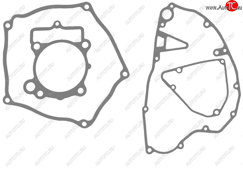 1 999 р. Комплект прокладок CHAKIN для мотоцикла Kawasaki KX250F 04-08, Suzuki RMZ250 04-06  00kk-009  с доставкой в г. Вологда