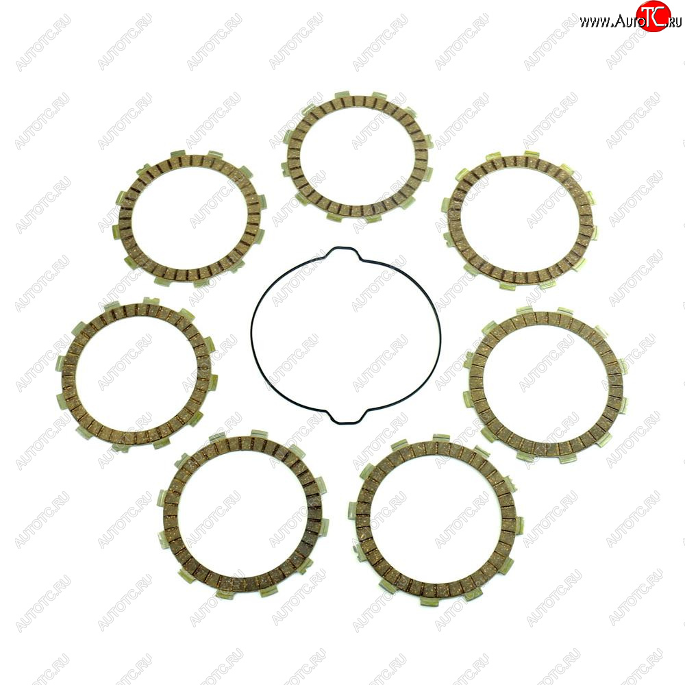 6 299 р. Компл. фрикц. дисков сцепл.+прокладка Athena KTM SX125150 16-19  p40230035  с доставкой в г. Вологда