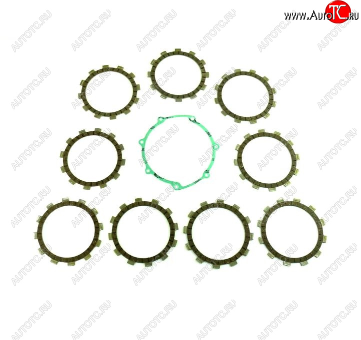 6 849 р. Компл. фрикц. дисков сцепл.+прокладка Athena Yamaha YZ250F 01-13, WR250F 01-13  p40230106  с доставкой в г. Вологда