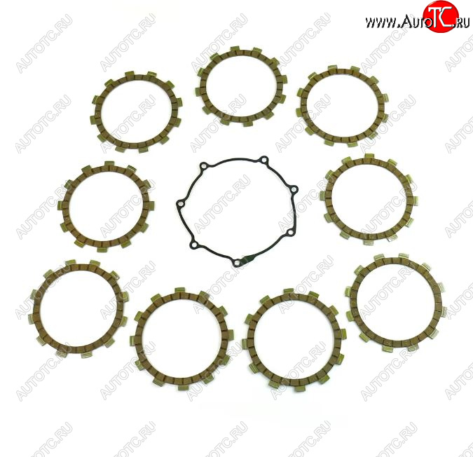 6 849 р. Компл. фрикц. дисков сцепл.+прокладка Athena Yamaha YZ250F 14-18, WR250F 15-18  p40230115  с доставкой в г. Вологда