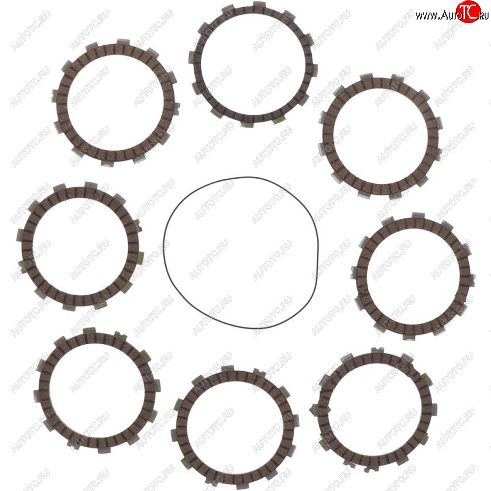 6 549 р. Компл. фрикц. дисков сцепл.+прокладка Athena Honda CRF250R 18-21, CRF250RX 19-21  p40230117  с доставкой в г. Вологда