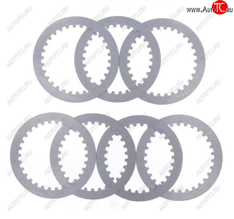 4 799 р. Компл. стальных дисков сцепления Athena Yamaha YZ450F 07-22,YZ450FX 19-22, YZ250 94-22, YZ250X 16-22  p40240061  с доставкой в г. Вологда