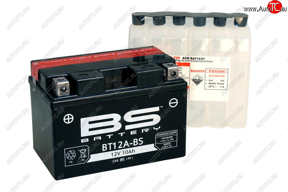 5 249 р. Аккумулятор BS-BATTERY BT12A-BSYT12A-BS  300602  с доставкой в г. Вологда