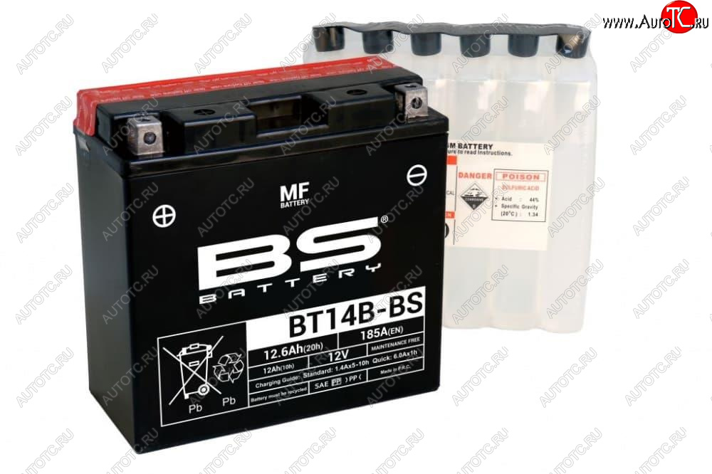 6 109 р. Аккумулятор BS-BATTERY BT14B-BSYT14B-BS  300629  с доставкой в г. Вологда