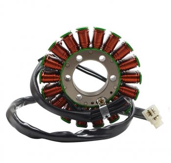 Статор генератора AHL Suzuki GSR400600 06-10, GSR750 11-16,GSX-S750 15-20 (31401-29G20,31401-29G00)  пм-00025375