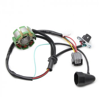 Статор генератора Kawasaki KX250F 04-10, Suzuki RM-Z250 05-06 K2100-30027, K2100-30048, 21003-0015  пм-00028597