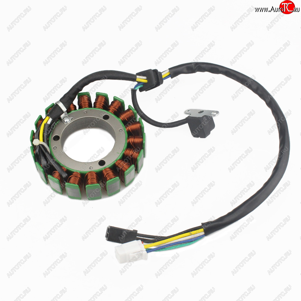 5 949 р. Статор генератора Suzuki LTA500 02-07,Arctic Cat TRV500 02-08,FIS400500 03-04,ATV400500 03-09 и др  пм-00028708  с доставкой в г. Вологда