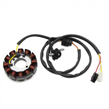 Статор генератора Yamaha WR450F 03-06 5TJ-81410-00, 5TJ-81410-01, 5TJ-81410-02, 5TJ-81410-09  пм-00029637