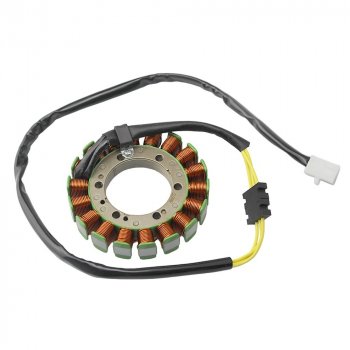 Статор генератора Yamaha XVS400 96-08, XVS650 97-03, XV400 91-94, XV535 87-01 (4VR-81410-00-00)  пм-00028625