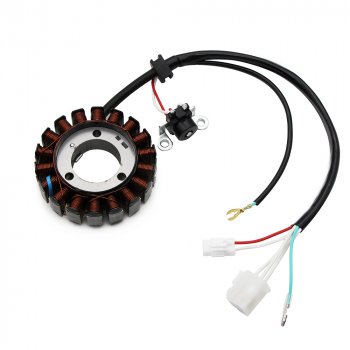 Статор генератора Yamaha YBR125 07-09, 10-14, YB125 2008 3D9-H1410-10, 3D9-H1410-11, 3D9-H1410-12  пм-00029604