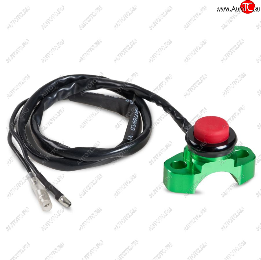 2 299 р. Выключатель двигателя SM-PARTS на рычаг сцепл.тормоза CNC зеленый  010263-290-4123  с доставкой в г. Вологда
