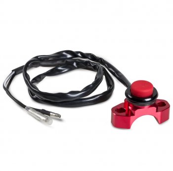 Выключатель двигателя SM-PARTS на рычаг сцепл.тормоза CNC красный  010263-290-7106