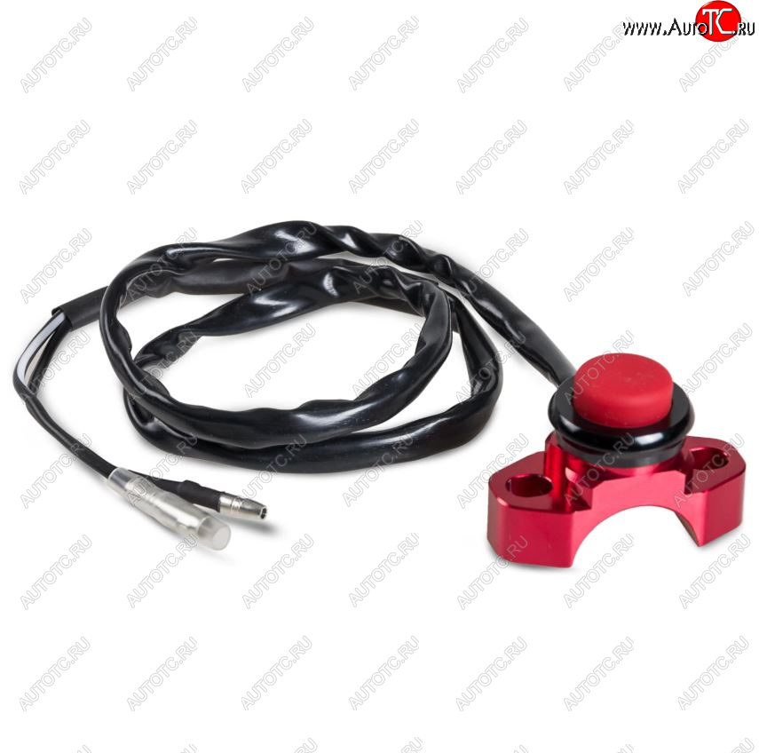 1 599 р. Выключатель двигателя SM-PARTS на рычаг сцепл.тормоза CNC красный  010263-290-7106  с доставкой в г. Вологда