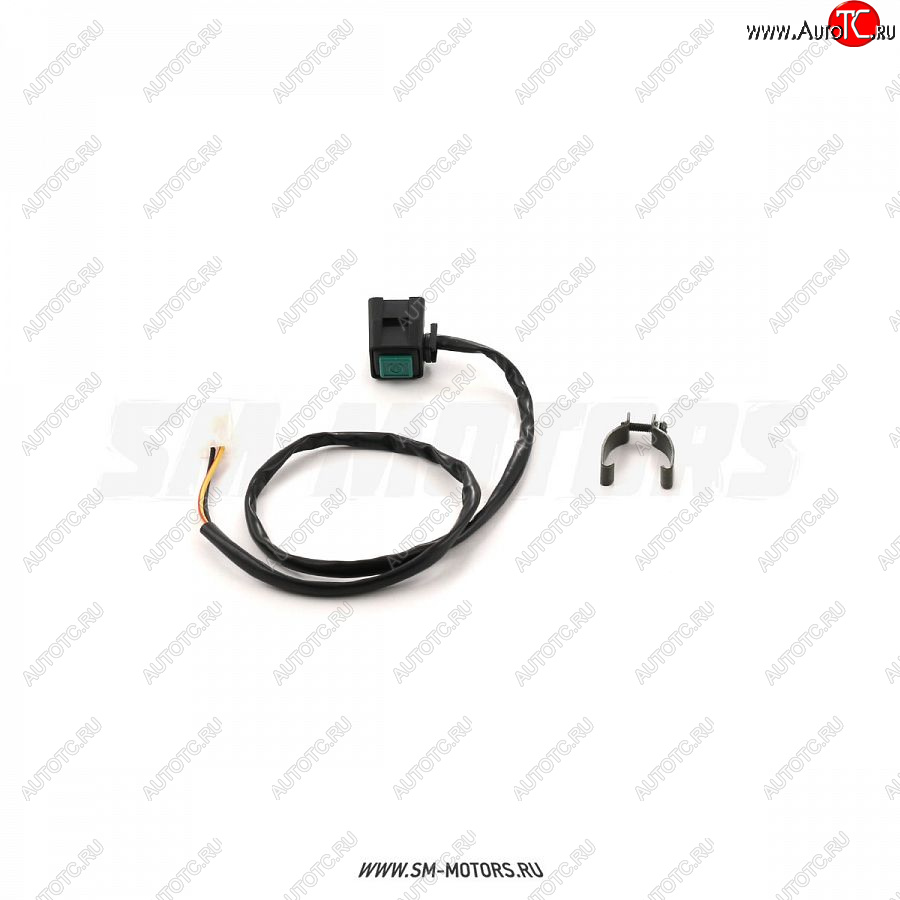 200 р. Кнопка стартера с креплением на руль квадратная SM-PARTS  020340-290-6105  с доставкой в г. Вологда