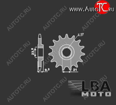 919 р. PBR Звезда передняя 2134 C13  43 629  с доставкой в г. Вологда