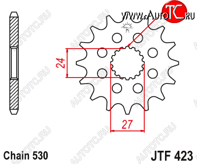1 599 р. Звезда цепного привода JTF423 18  jtf423.18  с доставкой в г. Вологда