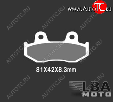3 099 р. Тормозные колодки Nissin 2P-310NS (1343)  пм-00005922  с доставкой в г. Вологда